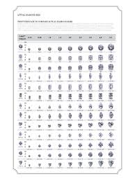 Diamond Size Chart 4 Free Templates In Pdf Word Excel