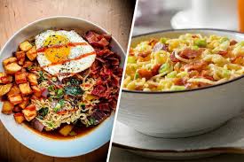 Those who abstain from beef (and there are many in asia) will unlikely touch 'pho' as the broth use beef/chicken bones to make and of course the topping of beef slices. People Are Making Ramen Breakfast Bowls Here S How Taste Of Home