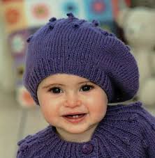 Babies, Toddlers and Girls Cute Cardigan With Bobble Yoke and Matching  Beret, Vintage Knitting Pattern, PDF, Digital Download