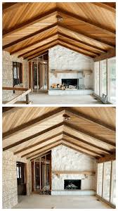 Pine is softwood and it can be easily damaged because of its natural tendency. Pickled Wood Ceilings How We Took Out The Orange Tone Nesting With Grace