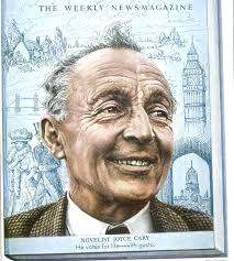 Novelist Joyce Cary 1952 TIME over art by Boris Chaliapin