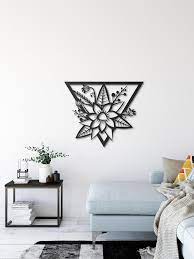 Flower 4 Metal Wall Art Metal Wall Decoration Metal Art Etsy In 2020 Metal Wall Art Wall Decor Wall Deco