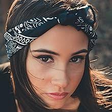 EVERY-VILLE Where Everyone is Welcome Paquete de 6 pañuelos 100% algodón,  regalos de día festivo para hombres y mujeres, 2 Rojo