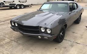 Black Matte Black 1970 Chevelle Ss 70 Chevelle Grey With Painted Bumpers And Black Trim And Wheels Chevy Chevelle 70 Chevelle Chevelle