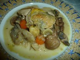 Pintade Aux Champignons Et Aux Marrons Petites Gourmandises Alimentation Cuisine Plats De Fete