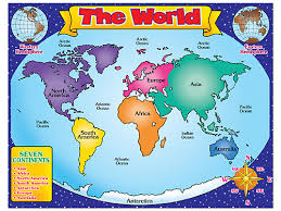 This map can use either the low resolution or high resolution topojson files for enhanced country definition. Friendly Write Wipe World Map Poster At Lakeshore Learning