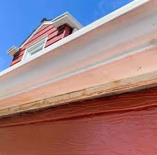 Slipping the brush between the fascia and the gutters will not get the paint where you need it to protect the wood. Tips For Painting Soffits And Fascia Boards The Handyman S Daughter