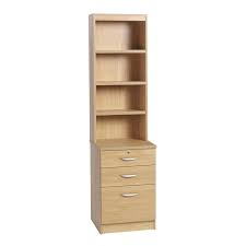 Check spelling or type a new query. Desk Height 3 Drawer Unit Filing Cabinet With Hutch Bookcase R White Cabinets Ltd