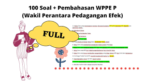 Contoh buku kumpulan soal soal wppe dan mi dan wpee. 100 Soal Pembahasan Wppe P Hukum Etika Part 3 Youtube
