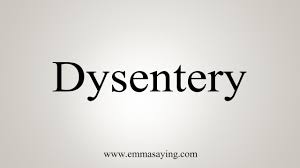 How To Say Dysentery Youtube