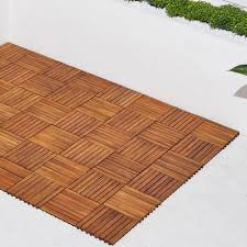 Check spelling or type a new query. Outdoor Patio 8 Slat Acacia Interlocking Deck Tile Set Of 10 Tiles Walmart Canada