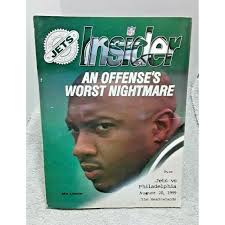 Philadelphia Eagles Vs New York Jets Insider Game Program 1999 Mo Lewis
