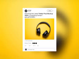 Free Twitter Post Mockup 2020 Psd In 2020 Free Psd Mockups Templates Mockup Free Psd Psd Mockup Template