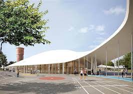 Madma Proposes To Unite Management School Beneath Undulating Canopy Canopy Architecture Waterfront Architecture Canopy