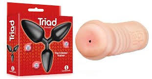 Amazon.com: Sex Toy Couples kit of Triad 3 Way Butt Plug, Smooth and Icon  Brands Vibrating Pussy Stroker Lily Ivy : Health & Household