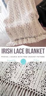 This knit mermaid tail blanket is a snuggle sack with area made for the feet. Exquisite Irish Lace Afghans Free Crochet Patterns Crochet Lace Pattern Afghan Crochet Patterns Crochet For Beginners Blanket