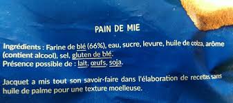 Pain De Mie Jacquet Nature 24 Tranches 450 G 24 Tranches