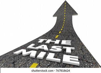 Last Mile Road Final Stretch End Stock Illustration 767818624 | Shutterstock