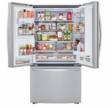 Lg manufactures home appliances including refrigerators, washing machines, tumble dryers, vacuum cleaners, air conditioners and microwave ovens. Lrfds3016s Lg 36 Wifi Enabled 29 7 Cu Ft Capacity French Door Refrigerator With Dual Ice Maker