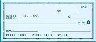 Write the payment amount in words. Echeck Verification