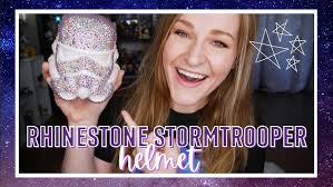 Venus's DIY Bling Motorcycle Helmet In Progress