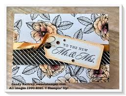 Gift card amount for wedding. Wedding Card Fun Fold With Gift Card Money Holder Inside Sweet Stamper