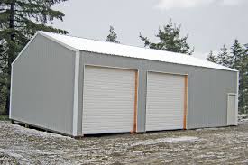 From residential, to commercial, and even agricultural contexts our kits and/or custom design services will get you what you need. 30 X 40 X 12 Residential Pole Building With Overhead Doors And Walk In Door Building A Garage Garden Storage Shed Barns Sheds
