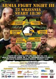Armia fight night this is the official website of mixedmartialarts llc. Maciej Kierzkowski Vs Aleh Biruk Armia Fight Night 3 Mma Bout Tapology
