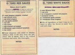 El Toro Resturant Sauces White Sauce White Sauce Recipes Mexican White Sauce