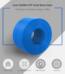 1,121 cat6 bulk ethernet cable products are offered for sale by suppliers on alibaba.com, of which communication cables accounts for 26%, audio there are 324 suppliers who sells cat6 bulk ethernet cable on alibaba.com, mainly located in asia. Cat6 23awg Utp Solid Bulk Cable Cm Rated 250ft Primecables