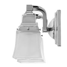 Hampton bay 2 light brushed nickel vanity light with clear and sand glass shades. Outdoor Wall Porch Lights Home Garden Hampton Bay 2 Light Chrome Vanity Fixture 436 788 360idcom Fr