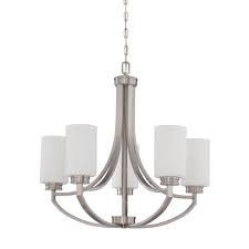 Luminance Dalton 5 Light Bright Satin Nickel Chandelier In 2020 Chandelier Lighting Chandelier Transitional Chandeliers