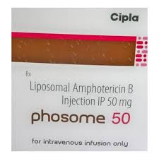Amphotericin b liposomal is given as an infusion into a vein. Phosome 50 Injection Shridha Surgical