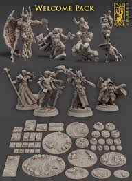 Titan Forge Miniatures Is Creating 3d Models For 3d Printing Rpg Board Tabletop Games Patreon Fantasy Figurine Miniatures Fantasy Miniatures