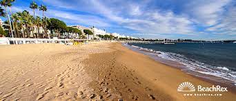 In cannes wordt jaarlijks in mei het filmfestival van cannes gehouden. Strand Croisette Cannes Alpesmaritimes Frankreich Beachrex Com