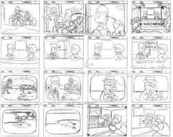 Storyboards Storyboard Storyboard Drawing Simpsons Art