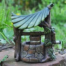 Lawn ornaments are decorative objects placed in the grassy area of a property. Spielzeug Wishing Well Fairy Ornament Fantasy Martinshudt Com
