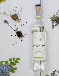 Vivacity Spirits Native Gin Craft Spirits Creme De Violette Black Currant Juice