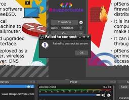 Fixed Obs Failed To Connect To Server While Live Stream On Fb Connection Server Fails
