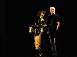 Left to right barry hay. Cesar Zuiderwijk Adams Drumworld Festival