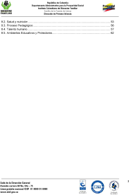 (57 8) 7 40 57 70. Anexo Tecnico Para Orientar La Prestacion De Servicios En Centros De Desarrollo Infantil Modalidad Institucional Direccion De Primera Infancia Pdf Free Download