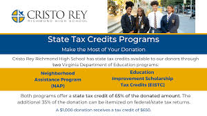 Scholarship Tax Credit Program Cristo Rey Richmond High School