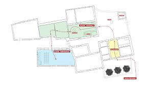 The exhibition route