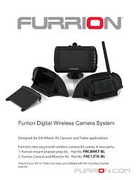 If you have an old style monitor or camera from other brands such as voyager, furrion, weldex, sony, etc. Furrion Reversing Camera Instructionsr3