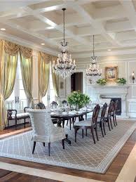 One of the designs that many people choose for a dining room is a formal style. 19 Practical Solutions For Carpet In The Dining Room Elegant Dining Room Dining Design Luxury Dining