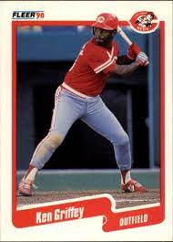 Became the first father and son duo to play for the same major league baseball team in history. 1990 Fleer Baseball Card 420 Ken Griffey Sr Mint