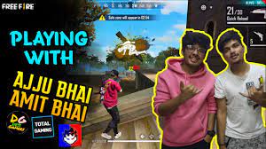 Big fan ajju bhai 94 and amit bhai. Free Fire Two Side Gamers Playing With Ajju Bhai And Amit Bhai Epic Booyah Face Cam Youtube