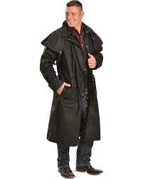 Outback Trading Co Men S Long Oilskin Duster Mens Duster Coat Oilskin Duster Leather Trench Coat
