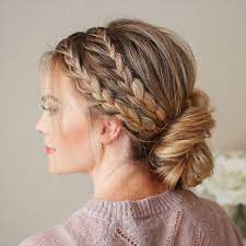 Follow Hairstylezt To Get More Hair Style Ideas And Learn Simple Beautiful Hair Style On Link In Bio Side Braid Hairstyles Medium Hair Styles Hair Upstyles