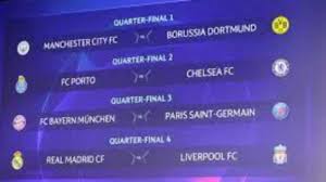 Saturday 1 may 2021 sat 1 may 2021. Uefa Champions League Quarterfinal Draw Ndovu Radio